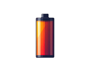 Stylized battery graphic, full charge