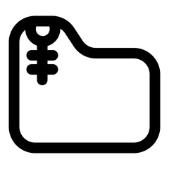 folder outline icon set