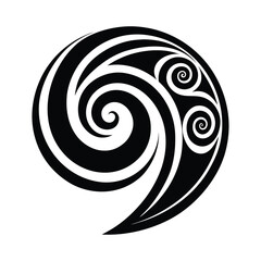 Maori Koru Spiral Tattoo