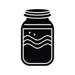 Mayonnaise Jar Icon Vector Design