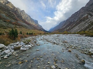 river in the mountains