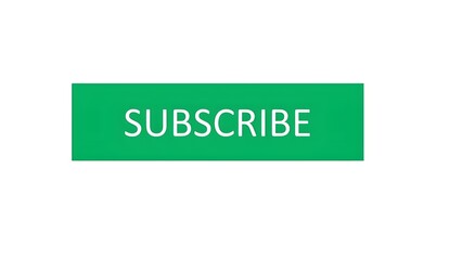  “SUBSCRIBE” green button isolated on white background