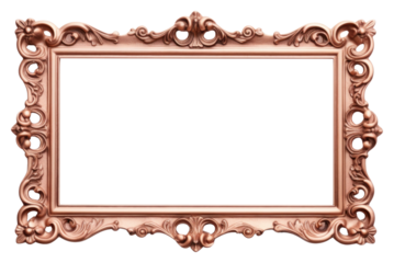 PNG Rosegold frame white background architecture.
