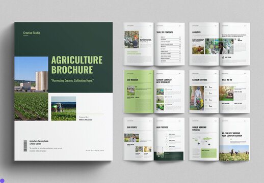 Agriculture Brochure Template