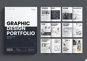 Graphic Design Portfolio Brochure Template
