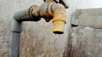 old water tap