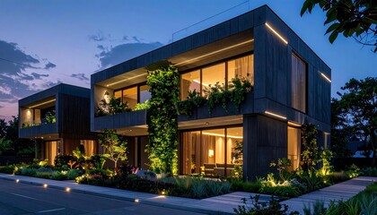 Fototapeta premium house at night