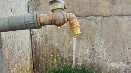 old water tap