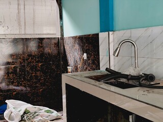 Partially Built Kitchen Area in Residential Project