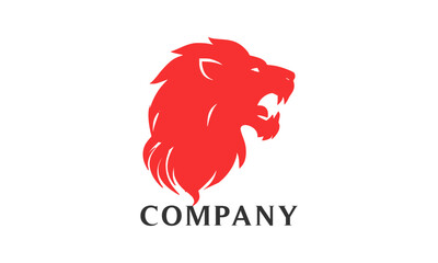 Lion Head Creative Design Logo