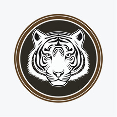 Obraz premium tiger head vector