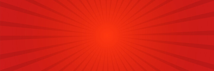 Comics red retro background with halftone corners. Summer backdrop. Vector illustration in retro pop art style for comics book, poster, advertising design.