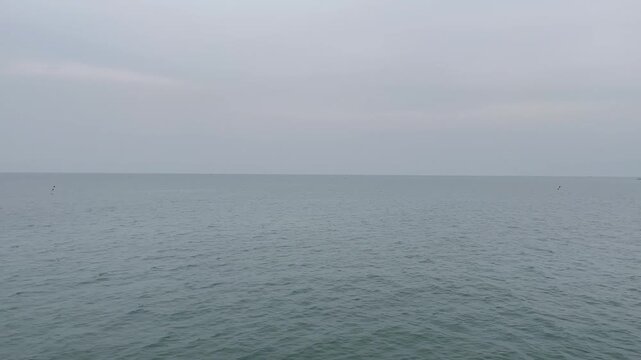 rainbow over the sea at java Indonesia