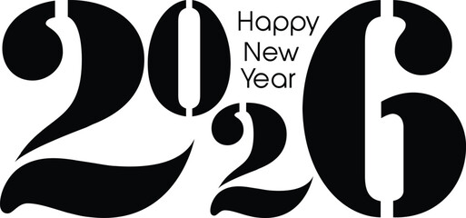 Creative Happy New Year 2026 Celebration Template