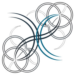 abstract vector background with circles