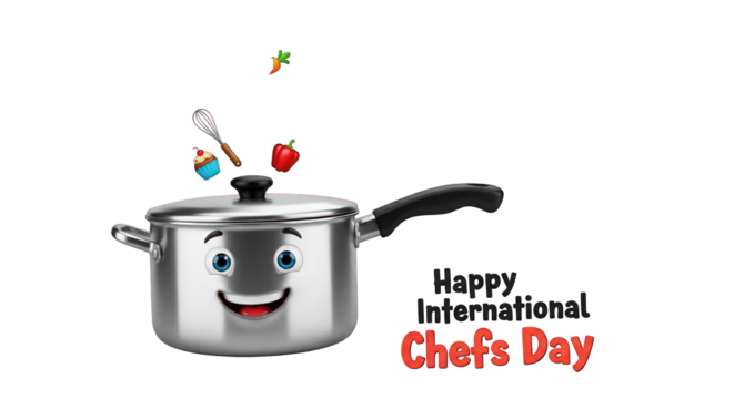 Fun food illustrations for International Chefs Day