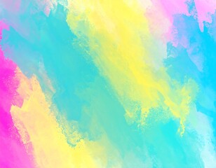Obraz premium Vibrant abstract watercolor blend