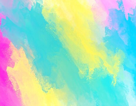 Vibrant abstract watercolor blend - Powered by Adobe
