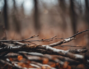 Autumn leaves on the tree