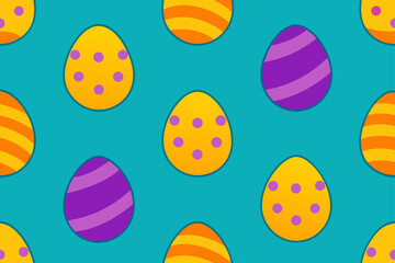 Easter Egg Seamless Pattern