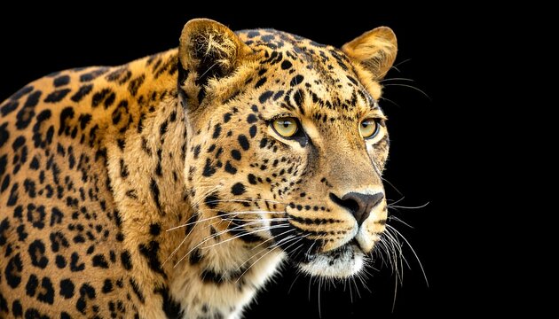 Close-up portrait of a leopard