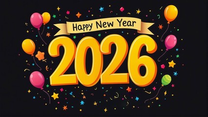 Celebrate a bright Happy New Year 2026 season