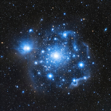 NGC 346 - A Brilliant Star Cluster in the Small Magellanic Cloud.