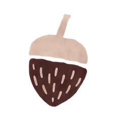 Acorn cute abstract Drawing