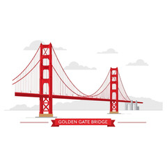 Golden Gate Bridge - Iconic San Francisco Landmark.