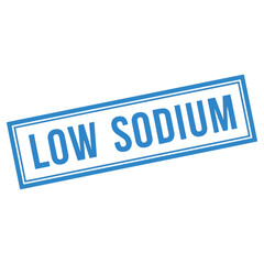 Low Sodium Food Label for Healthy Dietary Choices.