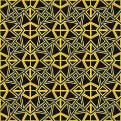 Geometric Ethnic Oriental Ikat Seamless Pattern Traditional Design for Background, Carpet, Wallpaper, Clothing, Wrapping
