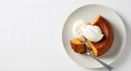 Malva Pudding with Whipped Cream 1