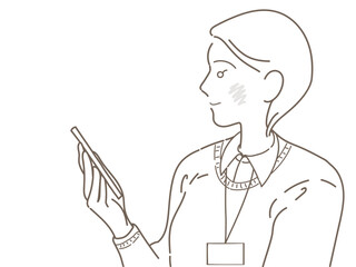 イラスト　女性