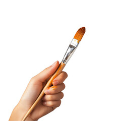 Hands Holding Paintbrush Tool transparent background png