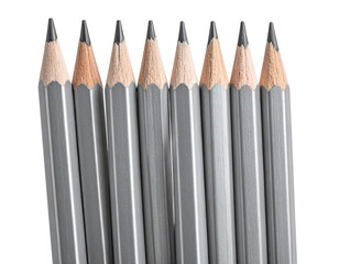 Transparent Lead Pencils on Transparent Display for Professional Designs 