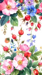 Vibrant floral bouquet