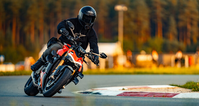 Latvia, Riga, 2025-09-10, regular training. A motorcyclist's journey on the racetrack