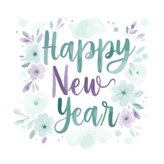 Obraz premium happy new year, new year evening, new year sale, new year banner, new year card, 2026, new year poster, holiday, new, year, sign, celebration, neon, new year, night, eve, light, happy, party, decorati