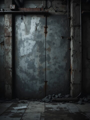 Dark, gritty, industrial background featuring distressed concrete walls, rusty metal accents, and moody shadows, evoking a sense of rugged, masculine sophistication and strength.