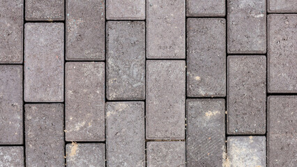 Close Up Aerial View Decorative Paving Stones, Showcasing Unique Patterns and Textures for Urban Landscaping and Outdoor Design.