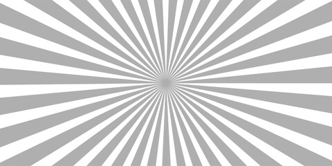 Ray sun light. Sunburst background. Radial circle line. Pattern starburst. Comic beam lines. Sun effect rays. Abstract firework.