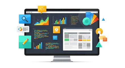 Data Visualization Dashboard Interface.