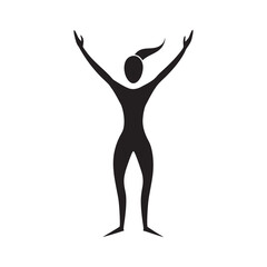 silhouette of a woman