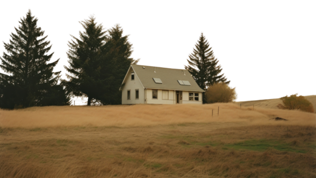 PNG House architecture landscape outdoors. - Powered by Adobe