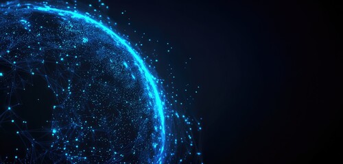 Abstract Digital Globe.