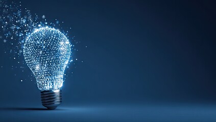 Innovative Lightbulb Concept Illustrates Technological Advancement.