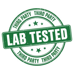 Third Party Lab Tested Green Stamp for Quality Assurance. © progoz