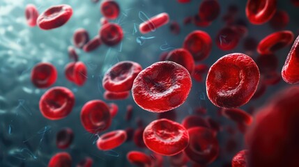 Raising awareness for world thrombosis day with a focus on blood circulation and health. Horizontal banner. Copy space. World Blood Donor Day. World hemophilia day