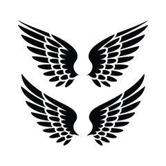''Elegant Feather Wing Graphics.''