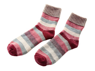  pair of socks on white background  'PNG AI Generated.